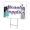 Signmission Beauty Supplies Yard Sign & Stake outdoor plastic coroplast window, C-1216 Beauty Supplies C-1216 Beauty Supplies - alternate 1